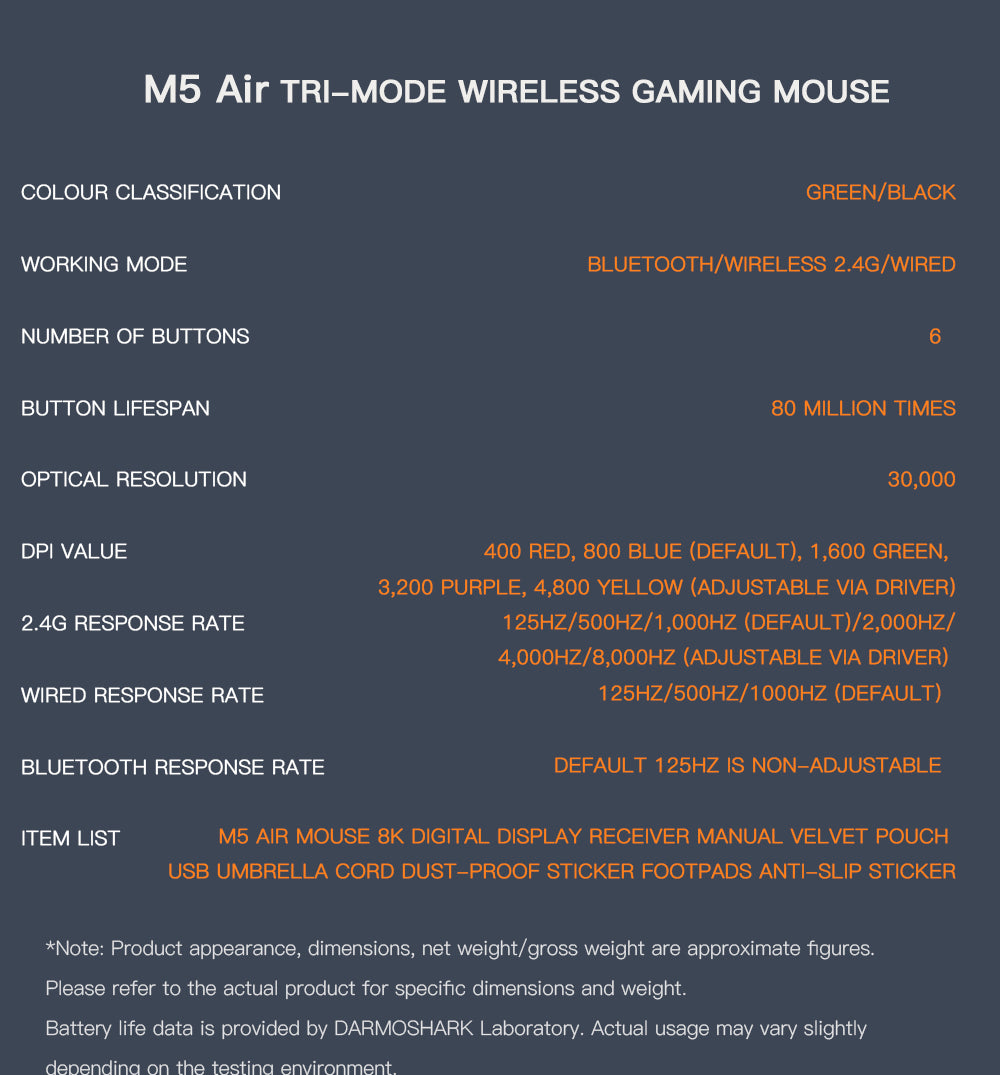 Darmoshark M5 Air
